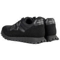 A|X ARMANI EXCHANGE Mens Sneaker – Microsuede, Mesh, Retro, Logo Black EU 41 (UK 7)
