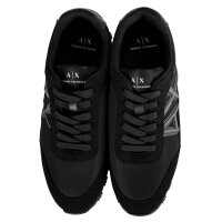 A|X ARMANI EXCHANGE Mens Sneaker – Microsuede, Mesh, Retro, Logo Black EU 41 (UK 7)