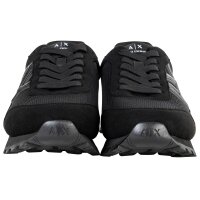 A|X ARMANI EXCHANGE Mens Sneaker – Microsuede, Mesh, Retro, Logo Black EU 41 (UK 7)