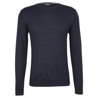 JOOP! Herren Strickpullover - JK-01Denny, Rundhals, Feinstrick, Wolle, uni Blau 3XL