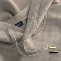 JOOP! Damen Hoodie - Loungewear, Kapuzenpullover, Muster, Logo Hellbraun  XS