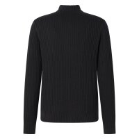 JOOP! Herren Strickjacke mit Stehkragen - Jarono, Zipper, einfarbig Schwarz M