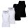 DIESEL Herren Unterhemden, 4er Pack - WALTY-D-BOX, Tanktop, ärmellos, Baumwolle Weiß/Schwarz M