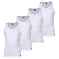 DIESEL Herren Unterhemden, 4er Pack - WALTY-D-BOX, Tanktop, ärmellos, Baumwolle Weiß S