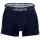 LACOSTE Herren Boxershorts, 6er Pack - Trunks, Casual, Cotton Stretch, Logobund Blau/Rot 2XL