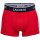 LACOSTE Herren Boxershorts, 6er Pack - Trunks, Casual, Cotton Stretch, Logobund Blau/Rot 2XL