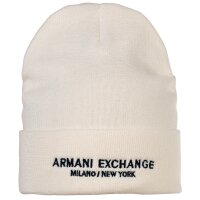 A|X ARMANI EXCHANGE Mens Beanie - Beanie, One Size White