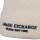A|X ARMANI EXCHANGE Herren Mütze - Cappello Beanie, Rippstrick, Logo, One Size Weiß