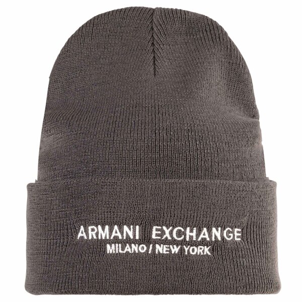 A|X ARMANI EXCHANGE Mens Beanie - Beanie, One Size Grey