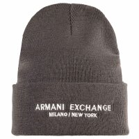 A|X ARMANI EXCHANGE Mens Beanie - Beanie, One Size Grey