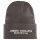 A|X ARMANI EXCHANGE Herren Mütze - Cappello Beanie, Rippstrick, Logo, One Size Grau