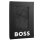 BOSS Mens Hat & Scarf - Henzo Set, Gift Set, Fine Knit, 170x24 cm, One Size Grey