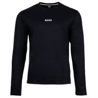 BOSS Mens Pyjamas, Long - Xmas Long Set, Pyjamas, Gift Box, Cotton Dark blue L (Large)