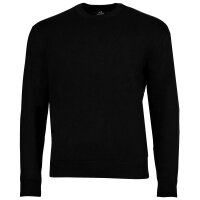 A|X ARMANI EXCHANGE Herren Strickpullover - Rundhals, Basic, einfarbig Schwarz S