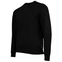 A|X ARMANI EXCHANGE Herren Strickpullover - Rundhals, Basic, einfarbig Schwarz 2XL