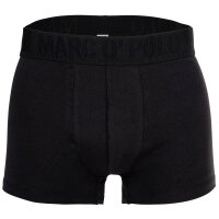 Marc O Polo Mens Boxer Shorts, 3-Pack - Trunks, Logo Waistband, Organic Cotton Stretch Black M (Medium)