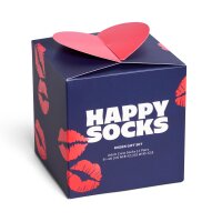 Happy Socks Unisex Socks, 2 Pack - Love Gift Box, Mix of Colours Valentines Socks 41-46 (UK 7,5-11,5)