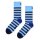 Happy Socks 4er Pack Unisex Socken - Geschenkbox, Classics, gemischte Farben Navy Socks 41-46