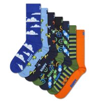 Happy Socks 7er Pack Unisex Socken - Geschenkbox, gemischte Farben Seven Days Socks 36-40
