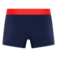 Happy Socks Mens Boxer Shorts, 3-Pack - Trunks, Cotton Stretch, Plain/Patterned Kisses S (Small)