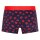 Happy Socks Mens Boxer Shorts, 3-Pack - Trunks, Cotton Stretch, Plain/Patterned Kisses S (Small)