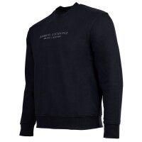 A|X ARMANI EXCHANGE Mens Sweatshirt – Pullover, Logo, Cotton Dark Blue S (Small)