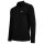 A|X ARMANI EXCHANGE Herren Langarm-Poloshirt - Knopfleiste, Pique, Cotton Stretch Schwarz S