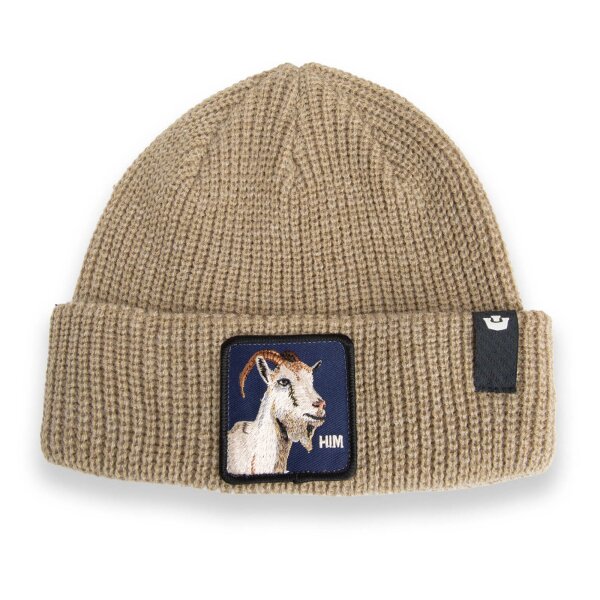 GOORIN Unisex Beanie - Mütze, Front Patch, Rippstrick, One Size