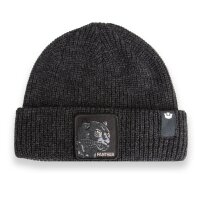 GOORIN Unisex Beanie - Mütze, Front Patch, Rippstrick, One Size The Panther