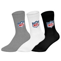 NFL Unisex Socken, 3er Pack - NFL Shield 3Pack Crew...