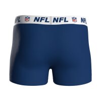 NFL Mens Boxer Shorts, 3-Pack – NFL Shield 3Pack Boxers, Cotton Stretch, Logo Waistband Dark Blue M (Medium)