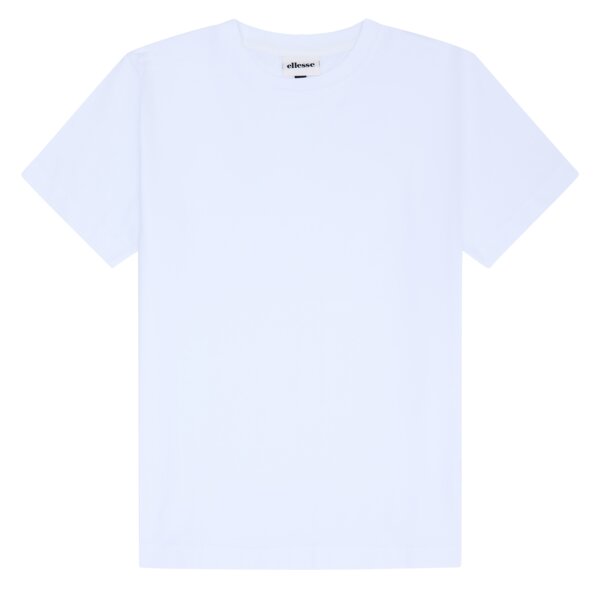 ellesse Herren T-Shirt - ACCIANO, Kurzarm, Rundhals, Logo, Baumwolle, einfarbig Weiß 2XL