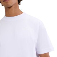 ellesse Herren T-Shirt - ACCIANO, Kurzarm, Rundhals, Logo, Baumwolle, einfarbig Weiß 2XL