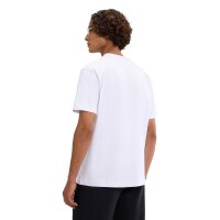 ellesse Mens T-Shirt - ACCIANO, Short Sleeve, Round Neck, Logo, Cotton, Plain Colour White 2XL (XX-Large)