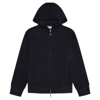 ellesse Herren Sweatjacke mit Kapuze -TAURASI, Zipper, Logo, einfarbig Schwarz M