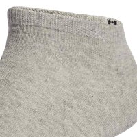 adidas Unisex Sneakersocken, 12er Pack - Thin Linear Low-Cut, dünne Socken, Logo, einfarbig Schwarz/Grau/Weiß 37-39