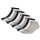 adidas Unisex Sneakersocken, 12er Pack - Thin Linear Low-Cut, dünne Socken, Logo, einfarbig Schwarz/Grau/Weiß 37-39