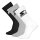 STARTER Unisex Socks, 3-Pack – Crew Socks, Logo, Cotton Blend White/Grey/Black 39-42 (6-8 UK)