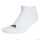 adidas Unisex Sneakersocken, 12er Pack - Cushioned Low-Cut, Logo, gepolstert, einfarbig Weiß 46-48