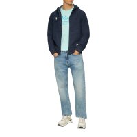 s.Oliver Herren T-Shirt - Basic, Logoprint, Rundhals, Baumwolle Türkis 2XL