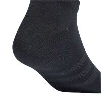 adidas Unisex Sneakersocken, 12er Pack - Thin and Light Sportswear Low Cut Socks, Logo, einfarbig Schwarz/Grau/Weiß 37-39