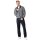 hajo Herren Hausanzug, lang - Klima-Komfort, Zip-Jacke, Homewear Blau 5XL