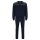 hajo Men Loungewear Set, Long - Soft Sweat, Zip Jacket, Homewear Dark blue M (Medium)