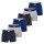 LACOSTE mens boxer shorts, 6-pack - trunks, cotton stretch, logo waistband