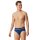 SCHIESSER Herren Slips, 3er Pack - "95/5", Rio Briefs, Logo-Bund, Stretch Baumwolle Schwarz/Blau M