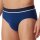 SCHIESSER Herren Slips, 3er Pack - "95/5", Rio Briefs, Logo-Bund, Stretch Baumwolle Schwarz/Blau L