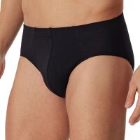 SCHIESSER Herren Slips, 3er Pack - "95/5", Supermini Briefs, Stretch Baumwolle Schwarz M