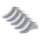SCHIESSER Mens Sneaker Socks, 5-Pack - ‘Bluebird’, Cotton Blend White 43-46 (UK 8.5-11.5)