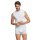 SCHIESSER Herren Unterhemden, 2er Pack - "Essentials", Muscleshirt, Rundhals, Baumwolle Weiß M