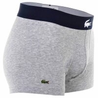 LACOSTE Mens Boxer Trunk 6 Pack, Big Croc Print, Cotton Stretch Dark blue/grey M (Medium)